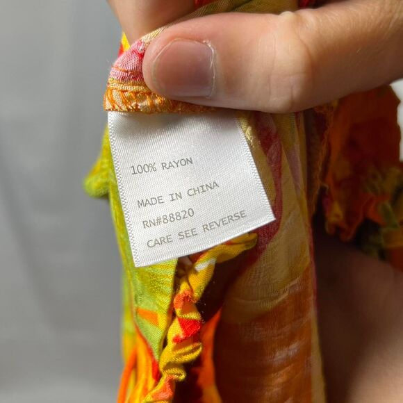 Haute Hippie Women's Tropical Floral Maxi Skirt size small boho bohemian trendy - Picture 8 of 8